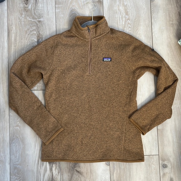 Patagonia Women's Better Sweater 1/4 Zip Tobacco Size Small - Picture 1 of 6